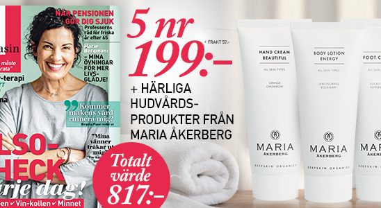 M-magasin + hudvård från Maria Åkerberg