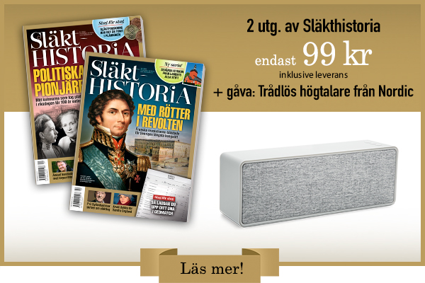 Släkthistoria + gåva: Trådlös högtalare från Nordic